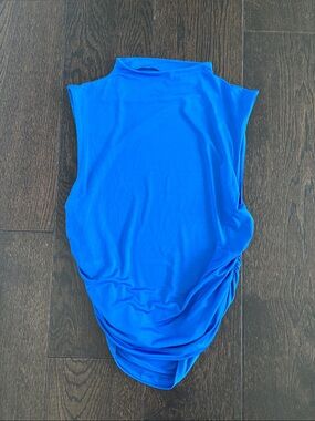 Sleeveless Mock Neck Tank Top